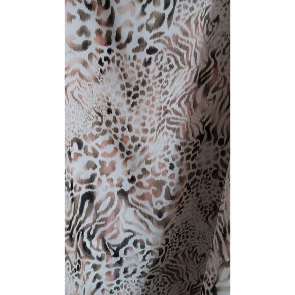 Torrid 3 Sophie Chiffon Double Layer Flowy Animal Casual Occasion Cami Tank Top - Picture 3 of 4